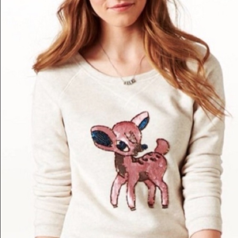 American Eagle sequin sweatshirt